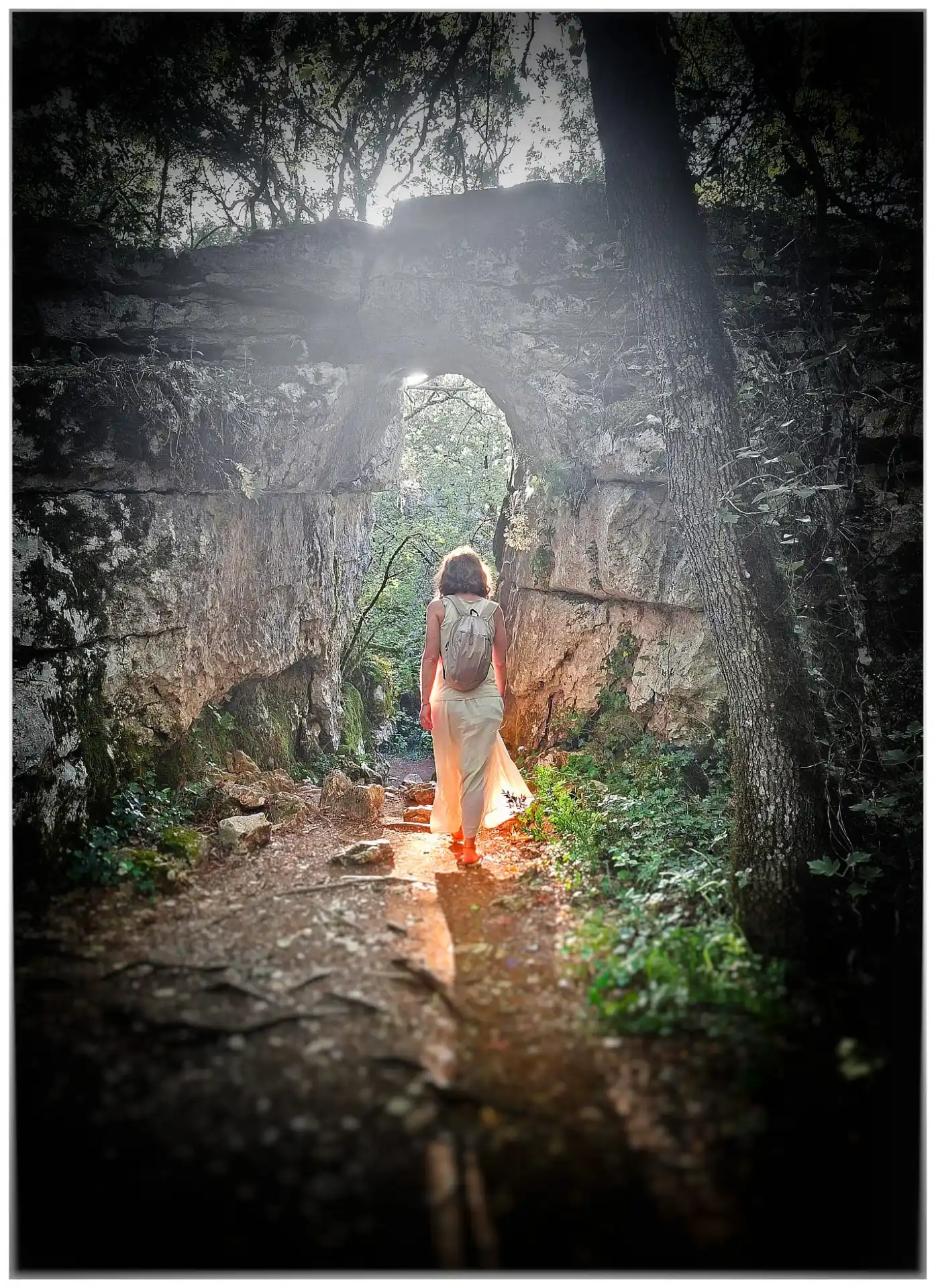 Chemin vers la lumière - Illustration de la séance